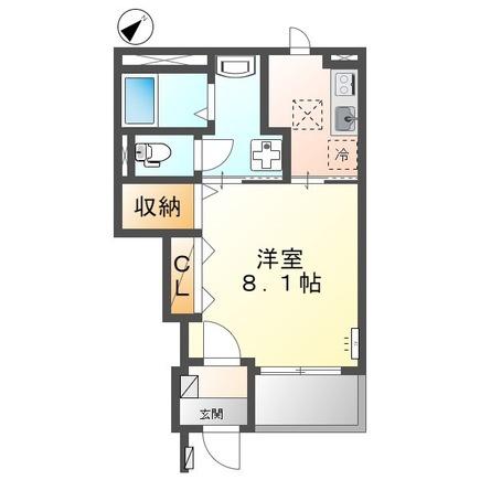 仮）野洲市西河原賃貸アパートの間取り