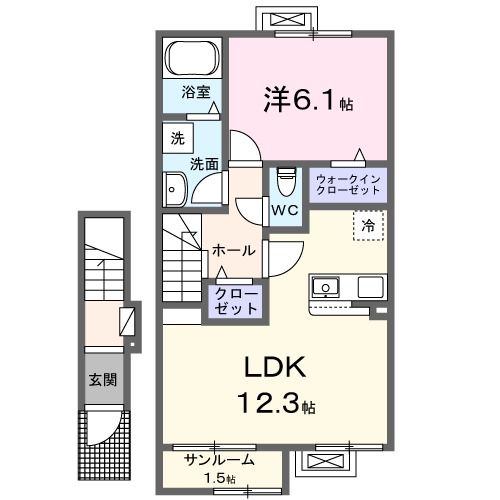 サーモンリバーの間取り