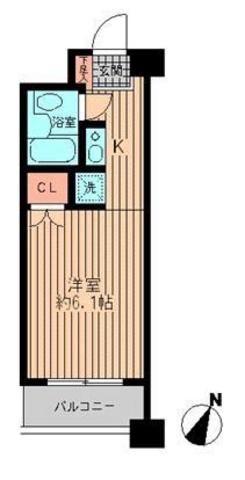 プライムアーバン勝どきの間取り