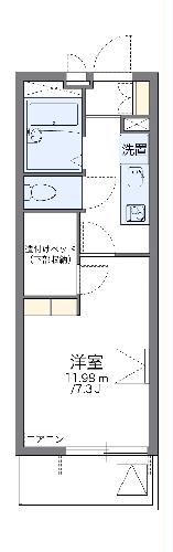 レオパレス道崎の間取り