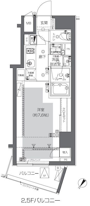 ZOOM渋谷神山町の間取り