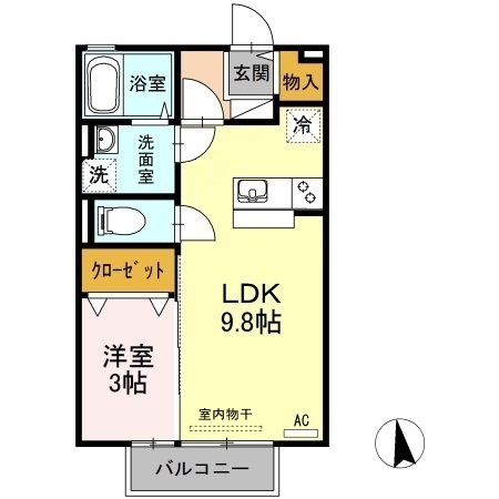 セブン　I棟の間取り