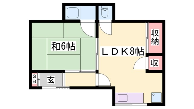 サクライアパートの間取り