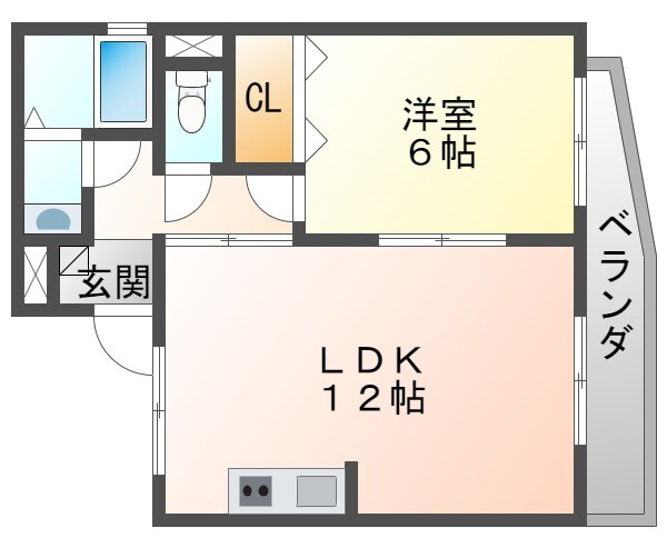 ミスターＫ北武庫之荘の間取り