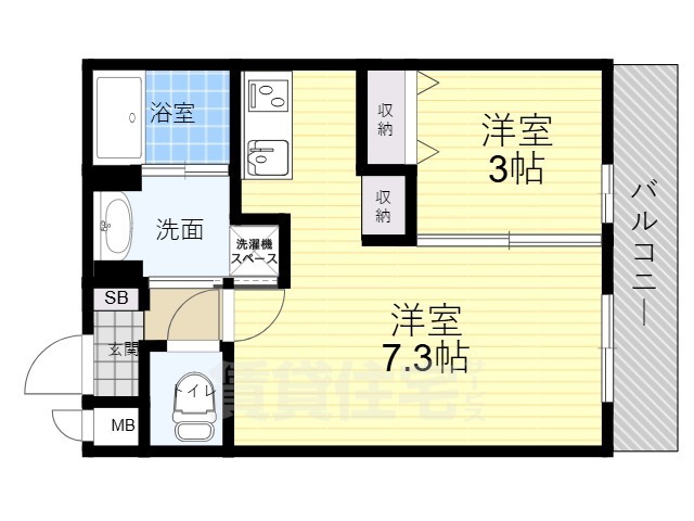 Lumbini桜塚の間取り