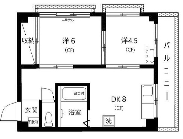 世田谷区代田のマンションの間取り