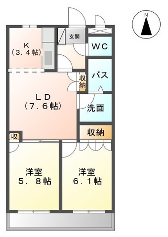 ヴィーナルサンクリスタルの間取り