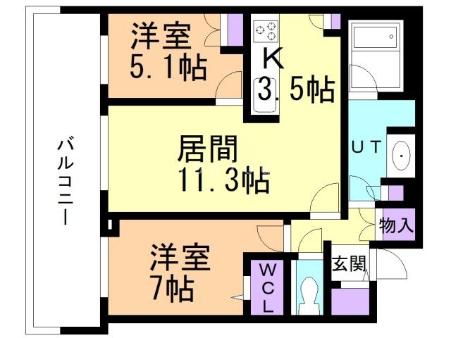 ONE札幌ステーションタワーの間取り