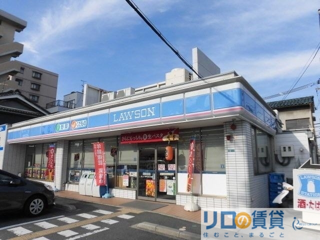 コンビニ　ローソン背戸口四丁目店（コンビニ）まで307m