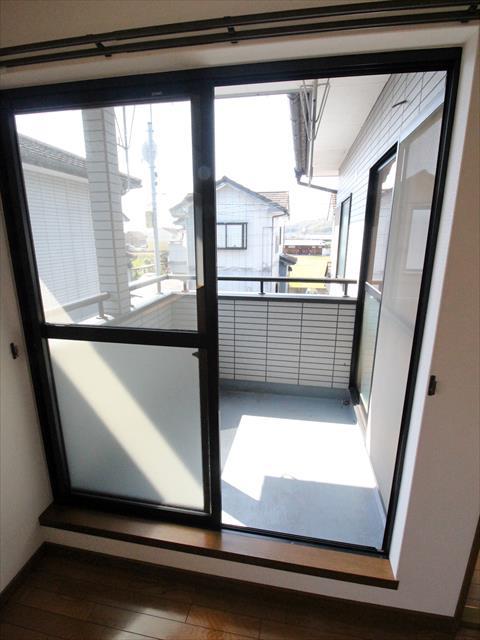 バルコニー　松山市北久米町　賃貸一戸建　ベランダ