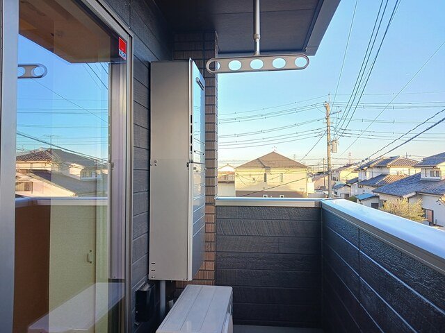 バルコニー　落ち着いた時間を過ごせるバルコニーです