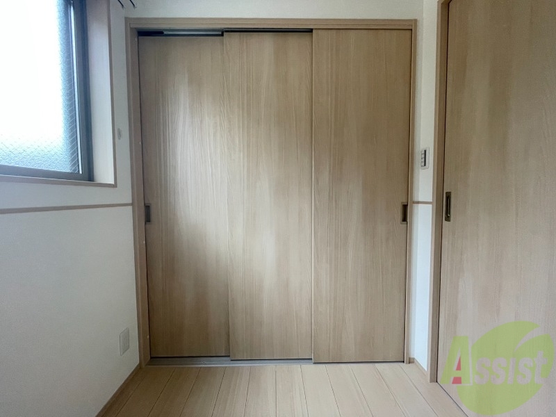 収納　洋室のクローゼットはこのような感じになります。