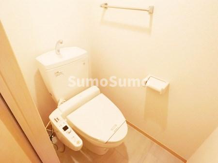 トイレ　ゆったりとした空間のトイレです