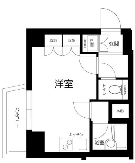 ルーブル渋谷初台弐番館の間取り写真