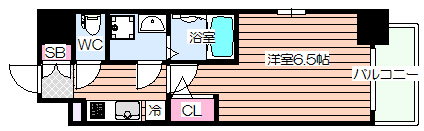 エスリード新福島の間取り写真