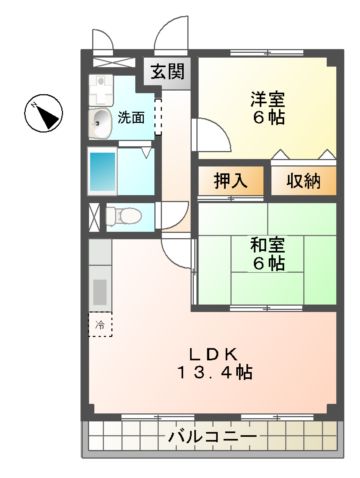 m5.banksの間取り写真