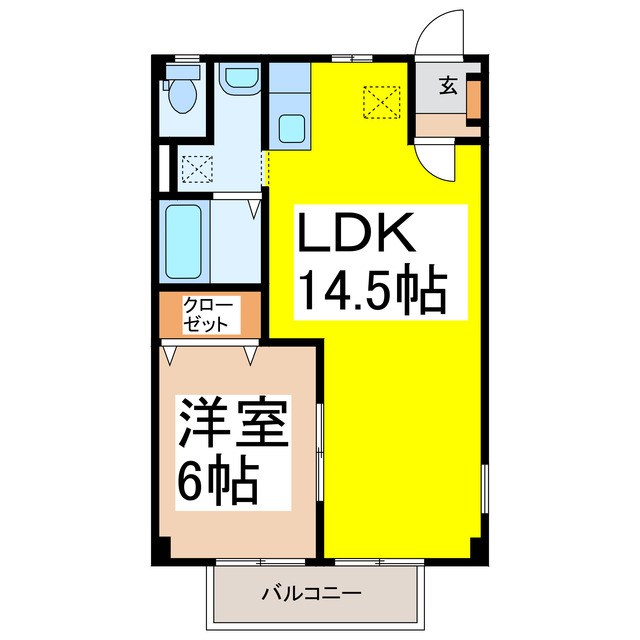 パティオ五月の間取り写真