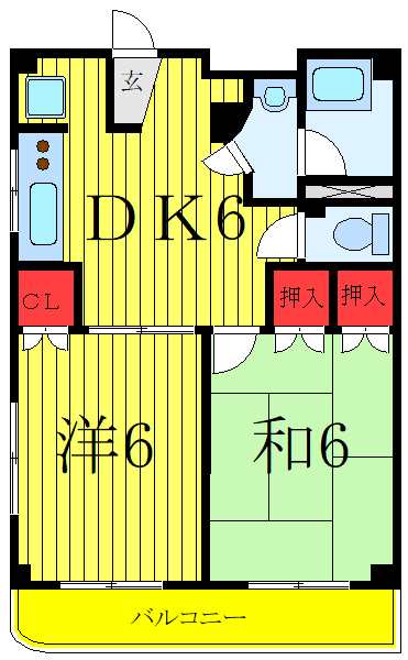 オオギマンションの間取り