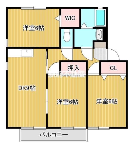 グリーンハイムＣ棟の間取り