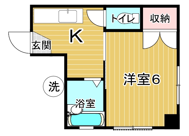 【岩井マンションの間取り】