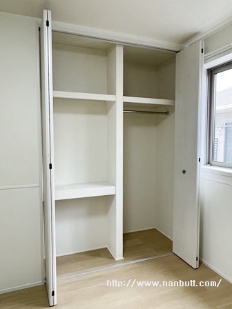 収納　クローゼット2ヶ所