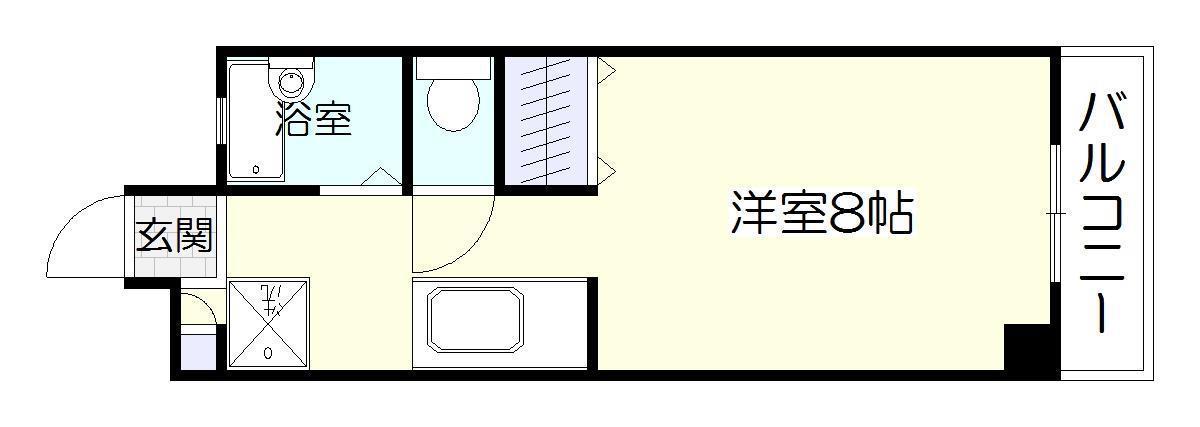 鹿児島市郡元のマンションの間取り