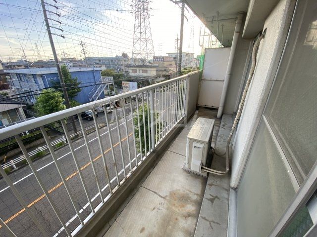 【刈谷市末広町のマンションのバルコニー】