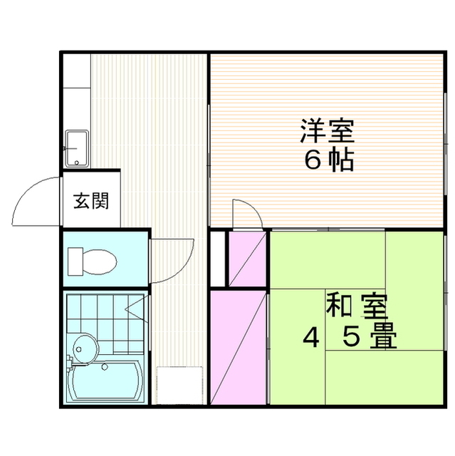 コーポラスＴＯＤＡの間取り