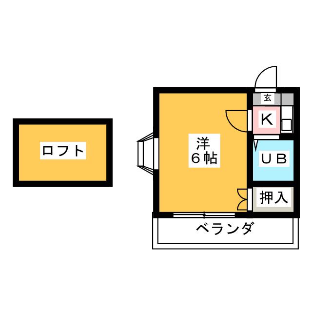 ハイツ上社の間取り