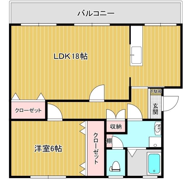 サンヒルズ宮田の間取り