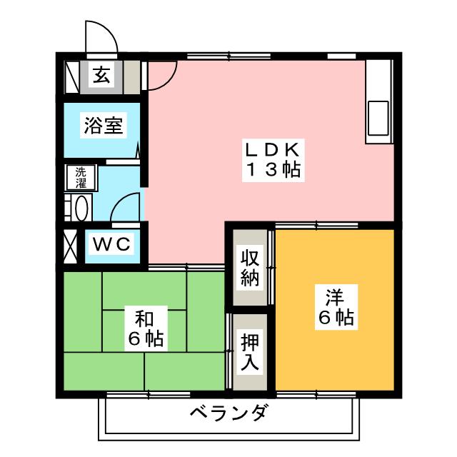 徳倉壱番館の間取り