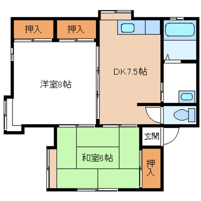 リェージュ関根の間取り