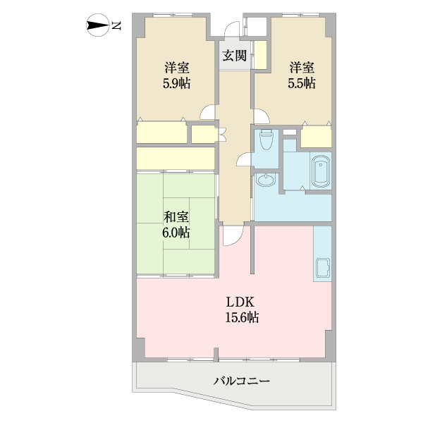 イーグル八千代の間取り