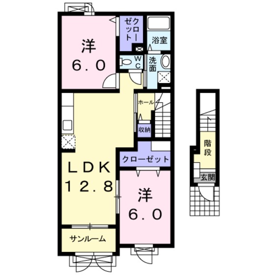 ラ　フォレスタIIIの間取り