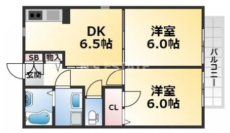 シャーメゾン協和Aの間取り