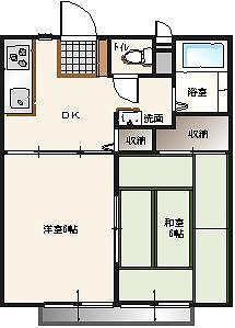 サニーパレス　Ａ棟の間取り