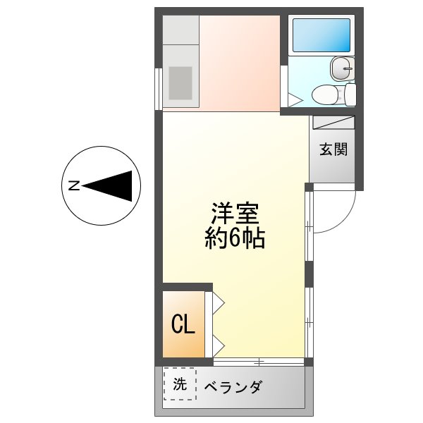 高橋マンションの間取り