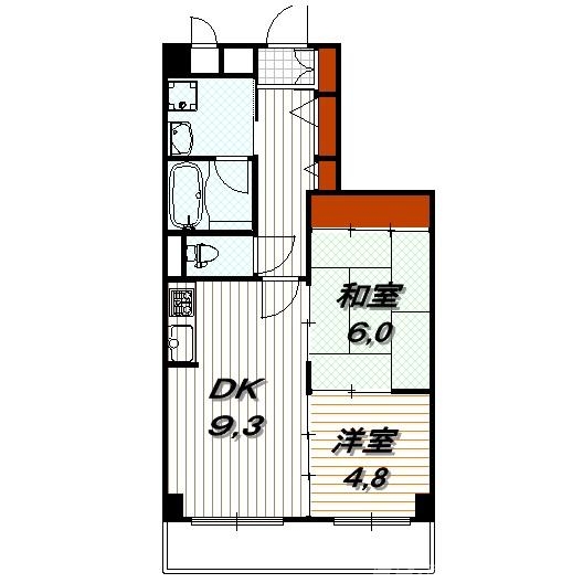 【グランドゥール太秦の間取り】