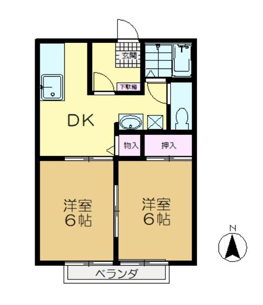 TTハイツの間取り