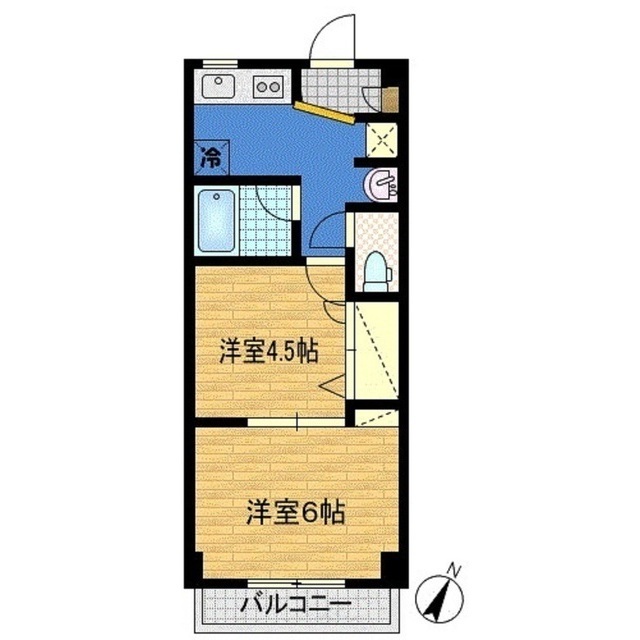 カーサ台町の間取り