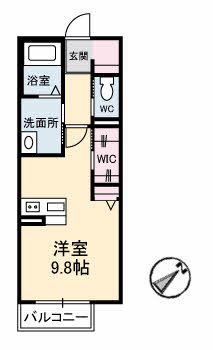 【アプリコット南花岡の間取り】