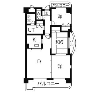 ロイヤルMの間取り