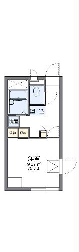 レオパレスＯＯＭＡＥの間取り