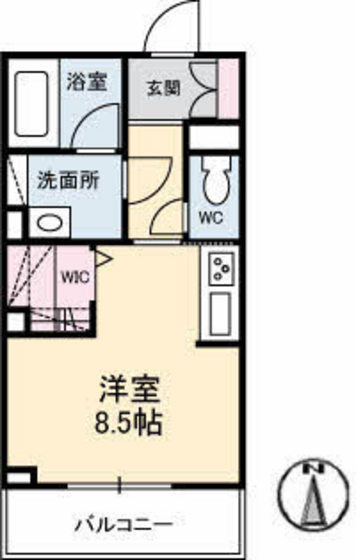 広島市南区宇品東のマンションの間取り