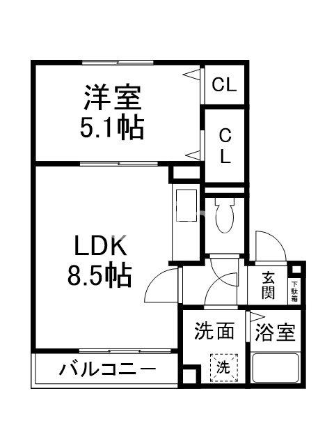 D-ROOM富野乾垣内の間取り