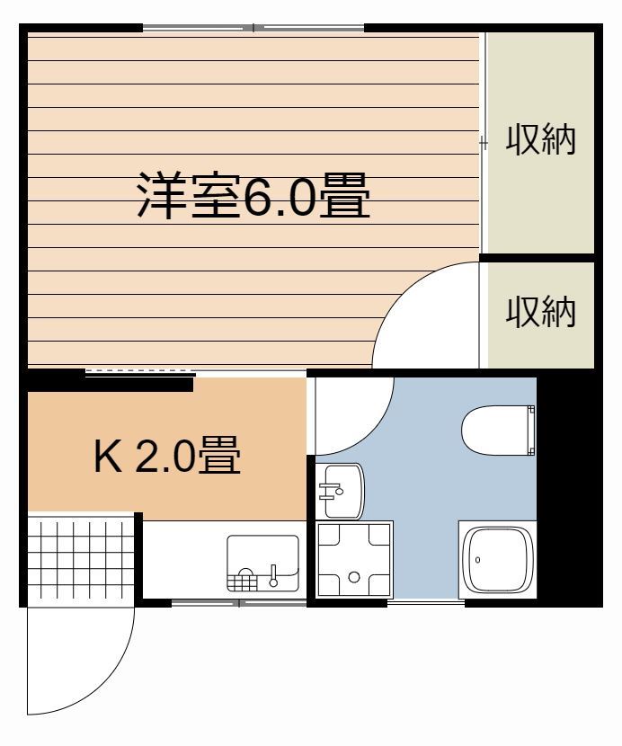 丸山アパートの間取り