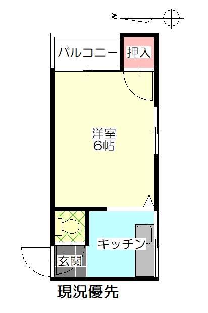 第一塩屋コーポの間取り