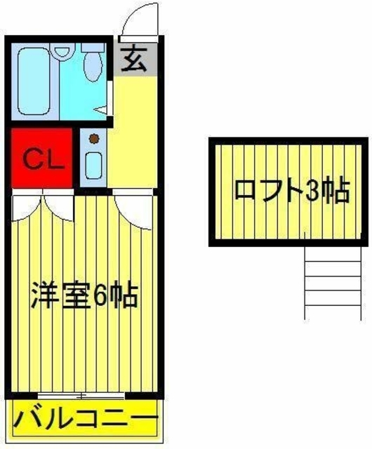 レオパレス豊四季第10の間取り