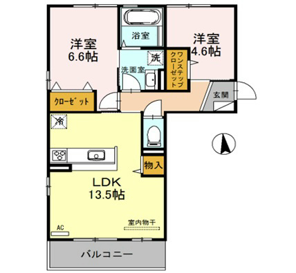 ビスターレの間取り