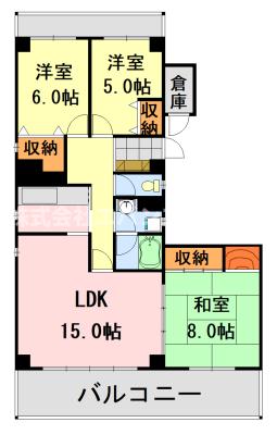 シティハイム蘇我の間取り